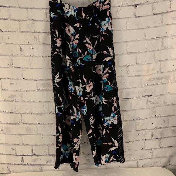 Lane Bryant Women's 2 PC. Floral High Waist Pants & Jacket Set Size 18/20 - Picture 8 of 13
